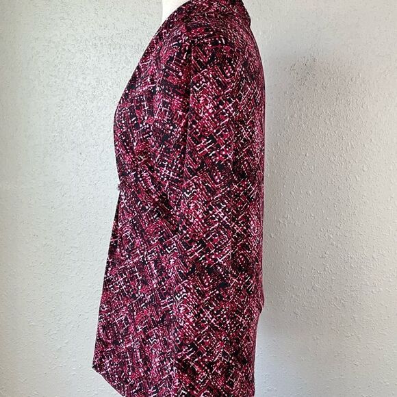 EUC Notations Womens Pink and Black Blouse Top Size M - Picture 4 of 6